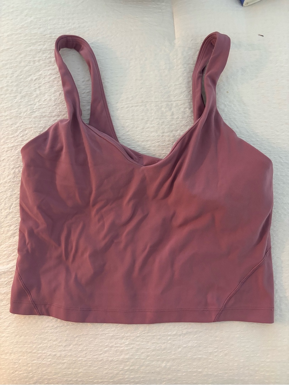 lululemon athletica Dusty Rose Sports tank top size 8